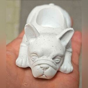 Tiny French Bulldog 4" Planter